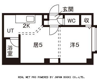 アルコン平岸３・４の間取り