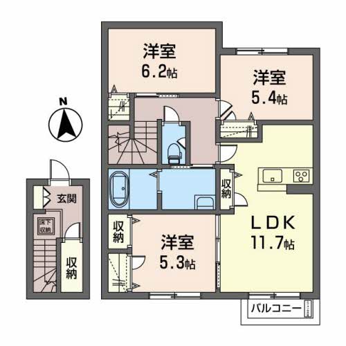 ARUMO(アルモ）の間取り