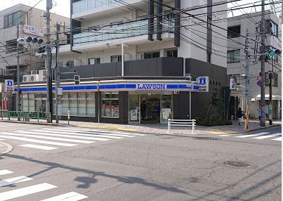 コンビニ　ローソン中野新橋店（コンビニ）まで218m