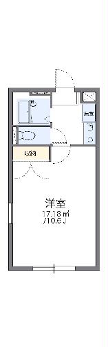 レオパレス住吉の間取り