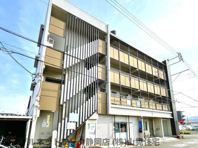 静岡市駿河区南安倍のマンションの建物外観