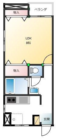 メゾンラピュタの間取り