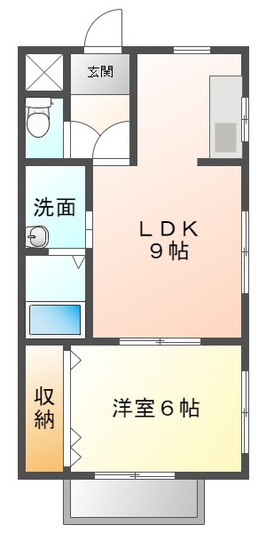 コーポカレンの間取り写真