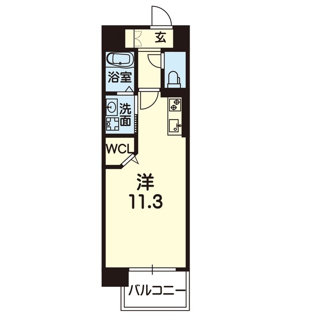 リファ熊本駅前の間取り