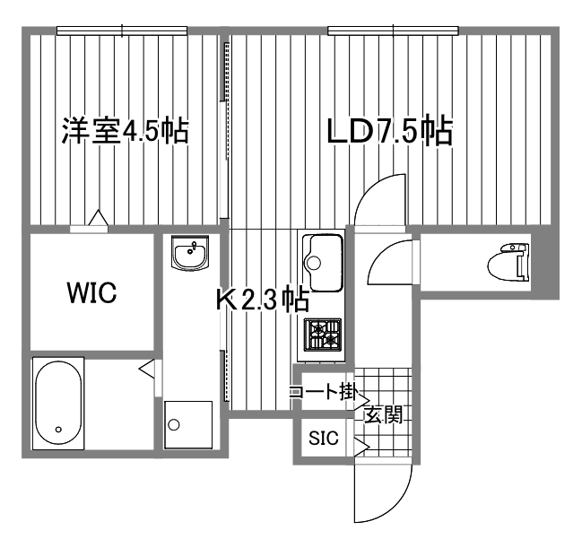 ラ・アクシアVIの間取り