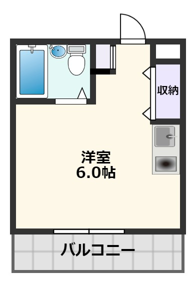 【吹田市泉町のマンションの間取り】