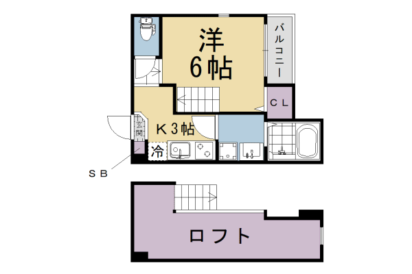 イロハ　淀下津町の間取り