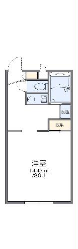 レオパレスマーガレットの間取り