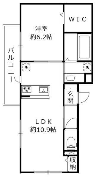 Freude　フロイデの間取り