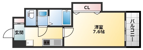 【Luxe布施北Iの間取り】