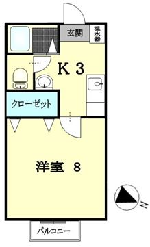 アリヴィオI番館の間取り