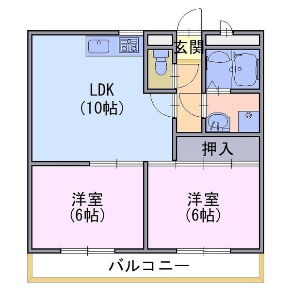 シェモア１９の間取り