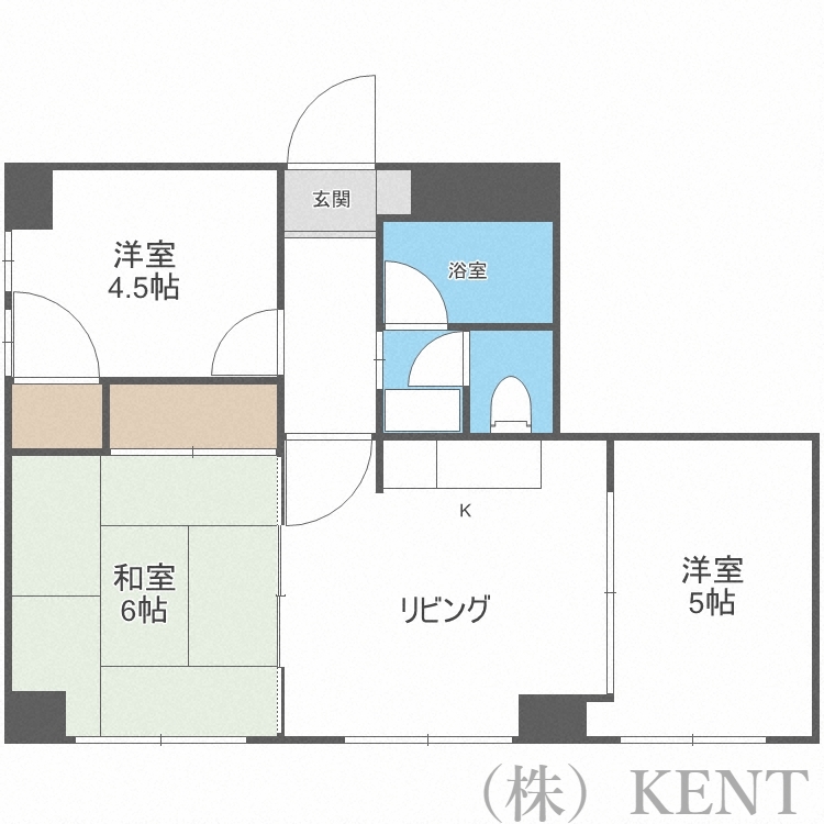 ロイヤル宮の森の間取り