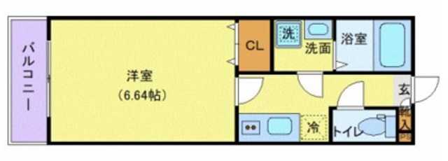 ジーメゾン新狭山アップサイドの間取り