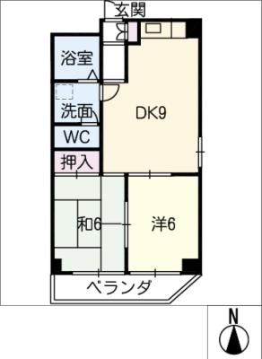 イイダマチハウスの間取り