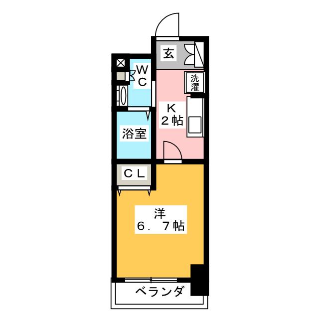 江東区大島のマンションの間取り