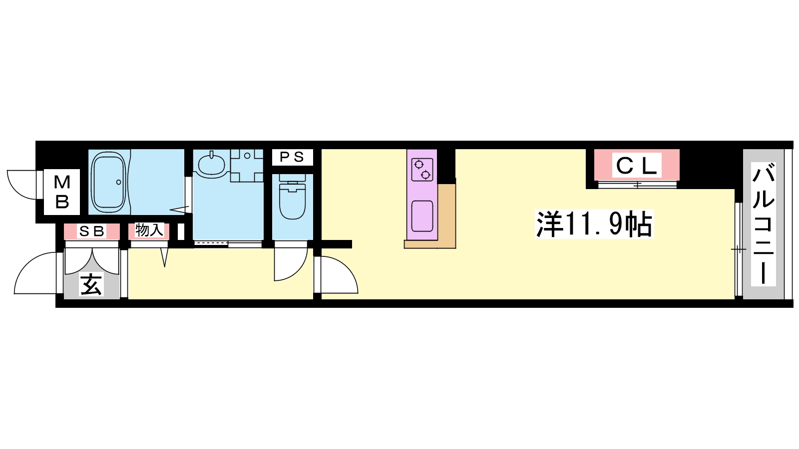 キャッスルコート龍野町IIの間取り