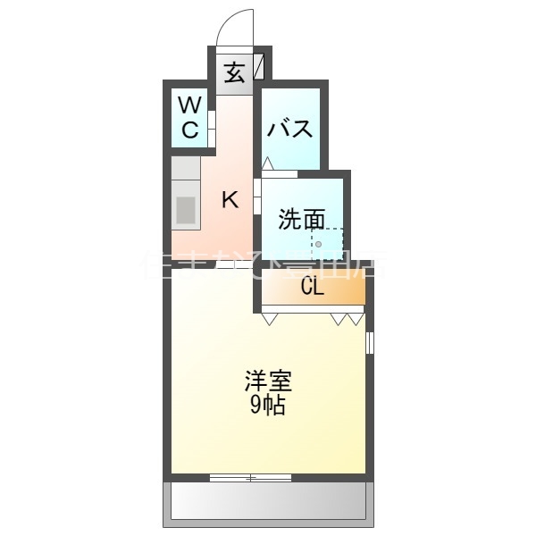 知立市上重原町のアパートの間取り