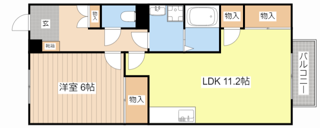 リリームA・Bの間取り