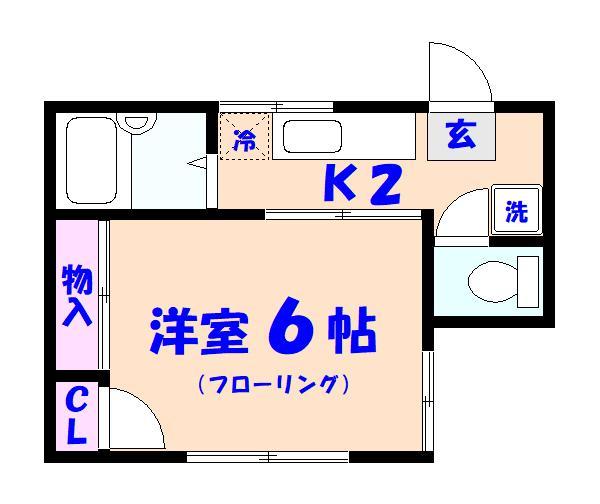 コーポカワノの間取り