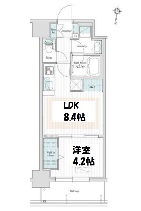 【アーバネックス堂島の間取り】