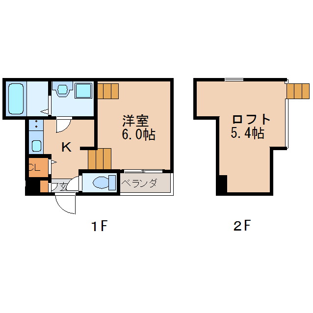 イデアーレ尼ケ坂の間取り