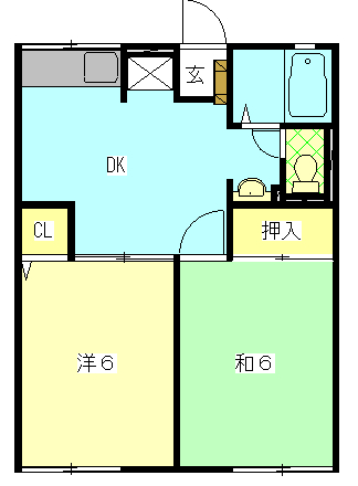 クレシェンドの間取り