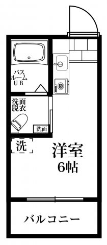 タワーズ諸岡の間取り