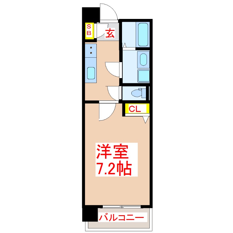 Ｓ－ＲＥＳＩＤＥＮＣＥ加治屋町ａｃｈｉｅｖｅの間取り