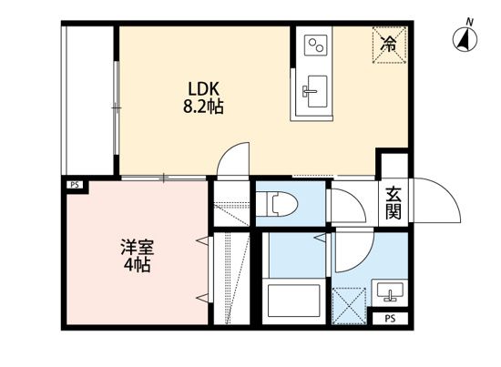 つばめハウス市川の間取り