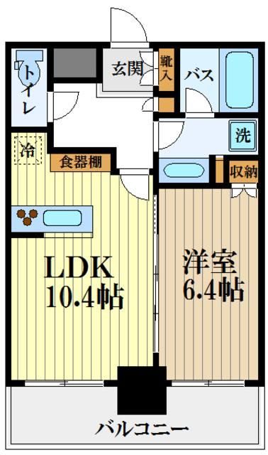 国分寺市本町のマンションの間取り