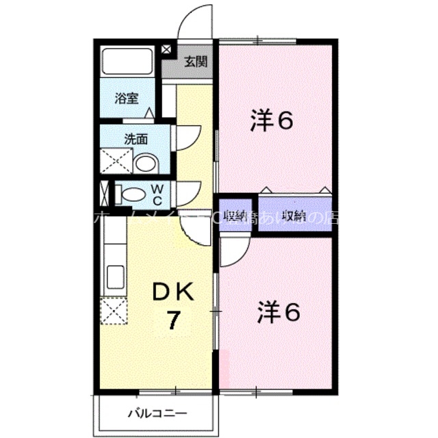 エステートKakeda　Bの間取り