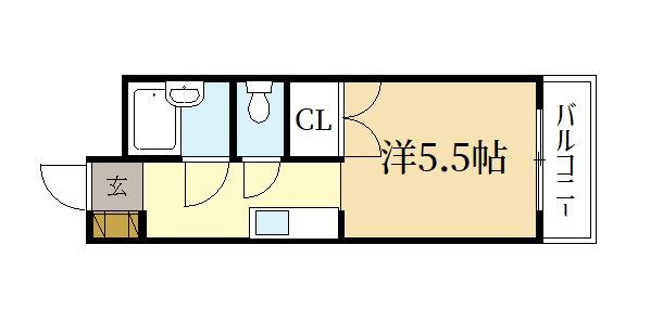 ダイバーシティ同志社の間取り