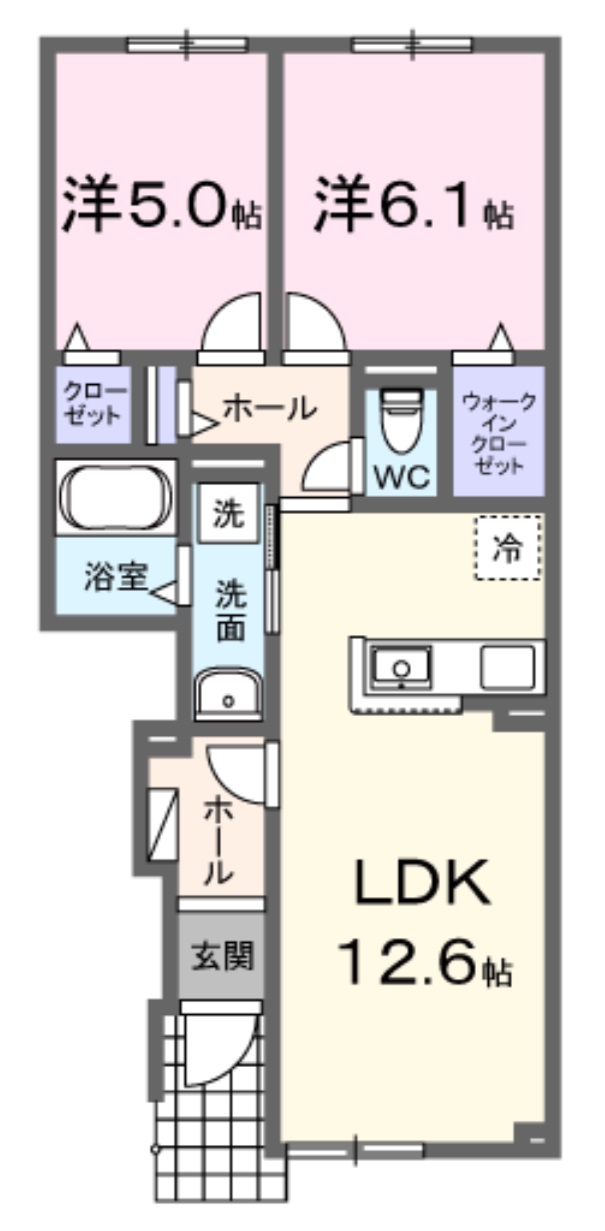 エススールXの間取り