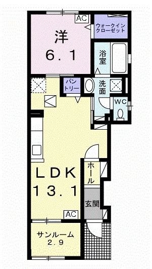 センシア五条の間取り