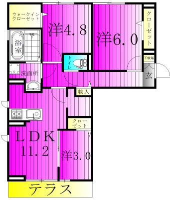 フォレストおおたかIIの間取り