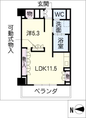 【ロイヤルオーク栄セントラルプラザの間取り】