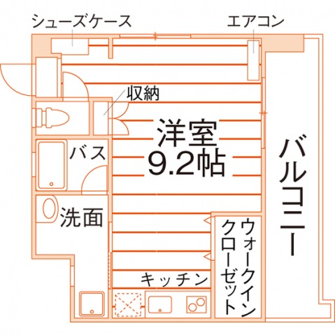 SOUTH　BLUEの間取り