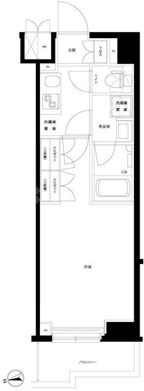 江東区北砂のマンションの間取り