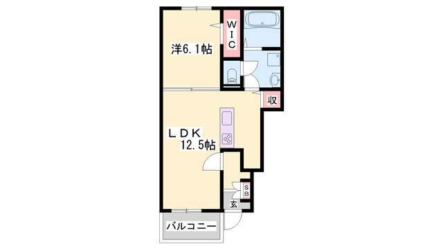 クラール勝原の間取り