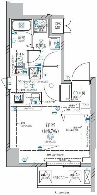 ディアレイシャス両国の間取り