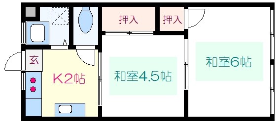 林マンションの間取り