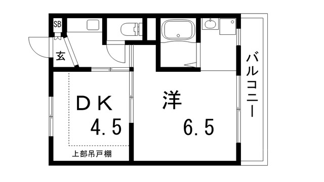 ヴィラナリー雲雀ヶ丘3号棟の間取り