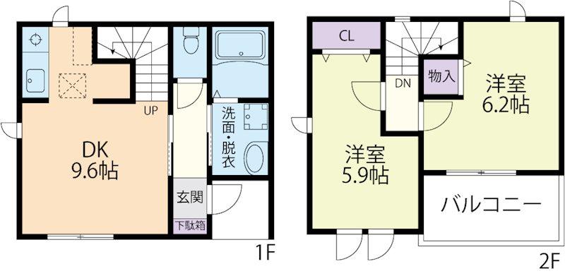 Crepis　（クレピス）の間取り