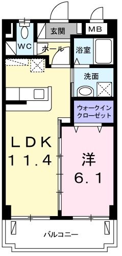 リベルタ・Ｍ・ヴィラの間取り