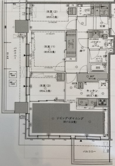 シティタワーズ東京ベイ イーストタワーの間取り