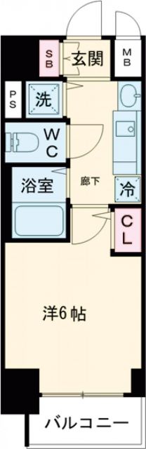 プレサンス神戸西スパークリングの間取り