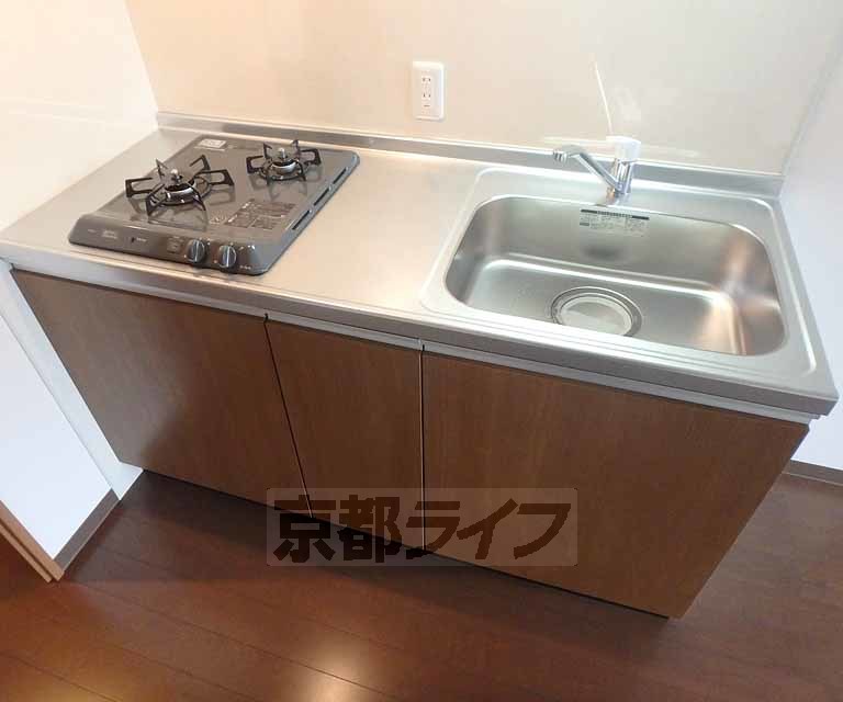 キッチン　２口コンロ付きキッチンです。