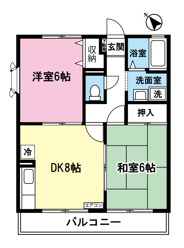 ブルク大倉山の間取り