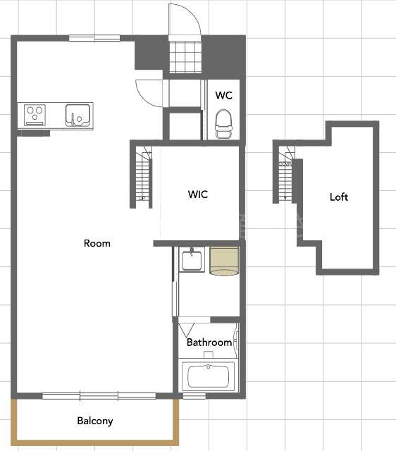 ＡＬＴＥ　ＥＡＳＴ　ＴＯＷＥＲ（アルテイーストタワー）の間取り